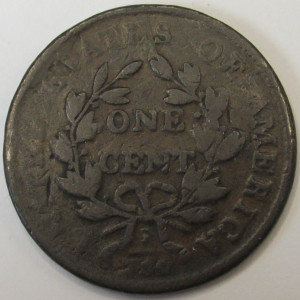 1802 Draped Bust Large Cent - early American copper penny