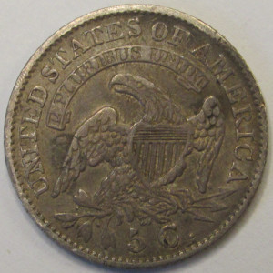 1833 Capped Bust Half Dime - beautiful early date small American silver coin