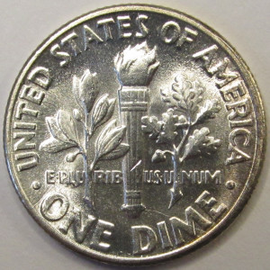 1949 Roosevelt Dime - uncirculated better date American silver dime