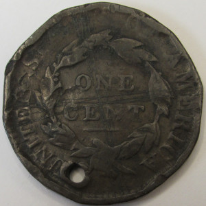 1817 Coronet Head Large Cent - 13 Stars - antique 200 year old copper penny