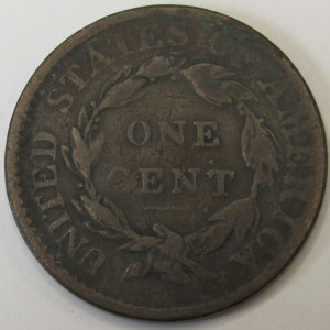 1818 Coronet Head Large Cent - antique American copper penny coin