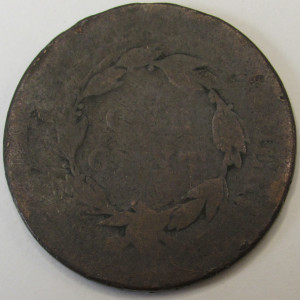 1819 Coronet Head Large Cent - Large Date - antique American 200 year old copper penny