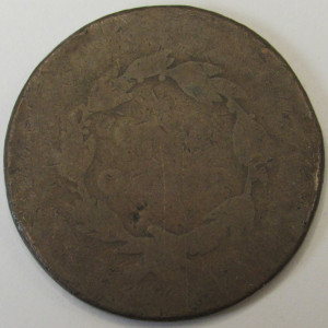 1819 Coronet Head Large Cent - Large Date - antique American copper cent