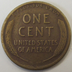 1914 D Lincoln Wheat Cent - key date low mintage American wheat penny