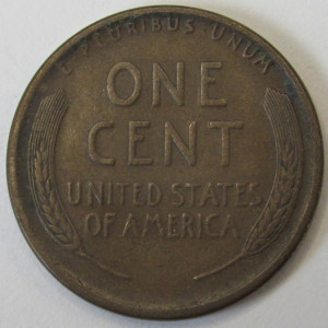 1919 S Lincoln Wheat Cent - antique better condition San Francisco penny