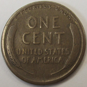 1909 S Lincoln Wheat Cent - key date low mintage San Francisco penny