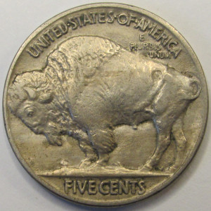 1918 Buffalo Nickel - antique American Indian high grade coin