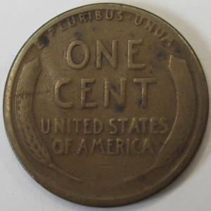 1913 S Lincoln Wheat Cent - antique lower mintage San Francisco mintmark penny