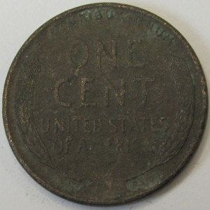 1914 S Lincoln Wheat Cent - antique lower mintage San Francisco mintmark penny
