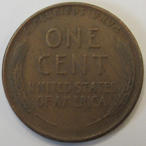 1933 D Lincoln Wheat Cent - antique Denver mintmark Great Depression wheat penny