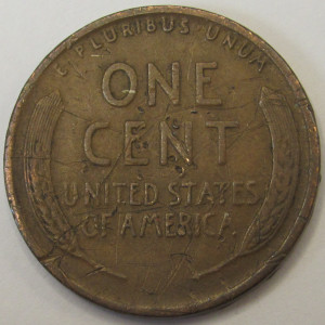 1916 Lincoln Wheat Cent - antique better condition American wheat penny