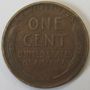 1918 D Lincoln Wheat Cent - antique Denver mintmark wheat penny
