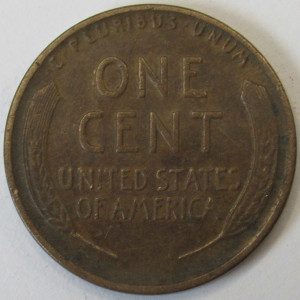 1918 D Lincoln Wheat Cent - antique Denver mintmark wheat penny