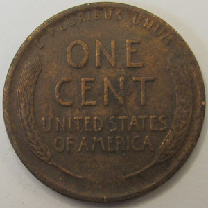 1914 Lincoln Wheat Cent - antique 100 year old American wheat penny