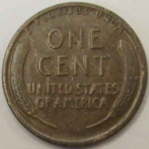 1915 Lincoln Wheat Cent - antique early date American wheat penny