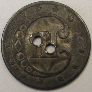 1851 Silver Three Cents - antique pre Civil War small silver coin