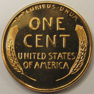 1958 Lincoln Wheat Cent - Proof - flashy final year of issue American wheat penny