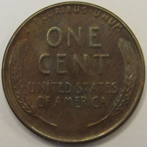 1937 D Lincoln Wheat Cent - antique Denver mintmark American wheat penny