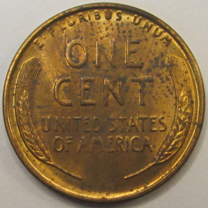 1937 S Lincoln Wheat Cent - antique uncirculated San Francisco mintmark wheat penny