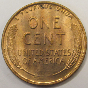 1938 D Lincoln Wheat Cent - antique Denver mintmark uncirculated penny