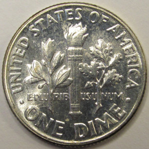 1962 Roosevelt Dime - antique American silver dime coin