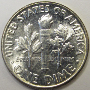 1963 Roosevelt Dime - antique American silver dime