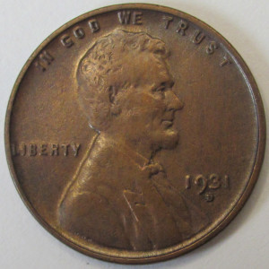 1931 D Lincoln Wheat Cent - antique Denver mintmark Great Depression era coin
