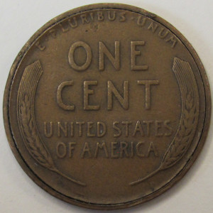 1911 Lincoln Wheat Cent - antique hollow Magicians Coin