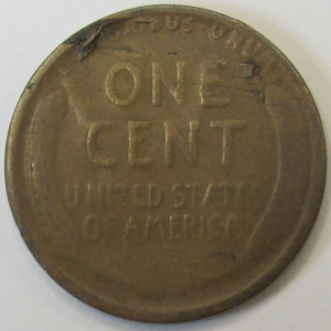 1923 S Lincoln Wheat Cent - antique San Francisco mintmark wheat penny