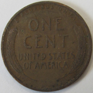 1918 Lincoln Wheat Cent - antique American wheat penny