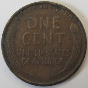 1919 Lincoln Wheat Cent - antique better condition American wheat penny