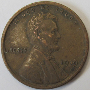 1919 Lincoln Wheat Cent - antique better condition American wheat penny coin
