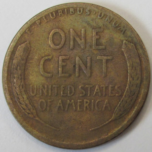 1912 D Lincoln Wheat Cent - antique Denver mintmark wheat penny coin