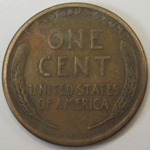 1916 S Lincoln Wheat Cent - antique San Francisco mintmark wheat penny coin