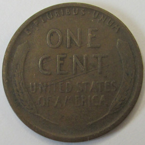 1918 S Lincoln Wheat Cent - antique San Francisco mintmark old penny