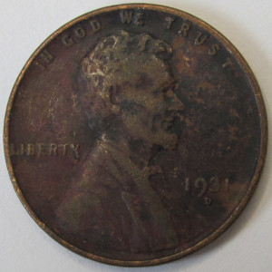 1931 D Lincoln Wheat Cent - antique Denver mintmark Great Depression penny