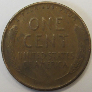 1932 Lincoln Wheat Cent - antique Great Depression era American wheat penny