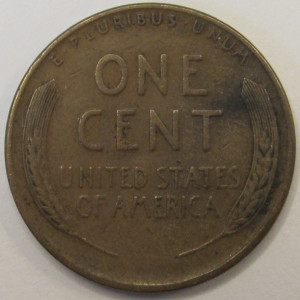 1933 Lincoln Wheat Cent - antique Great Depression era American wheat penny