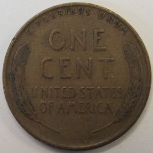 1933 Lincoln Wheat Cent - antique American wheat penny