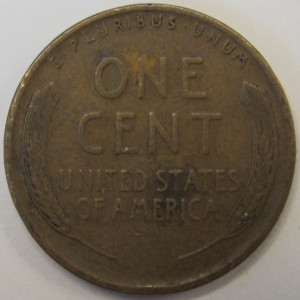 1933 Lincoln Wheat Cent - antique Great Depression era wheat penny