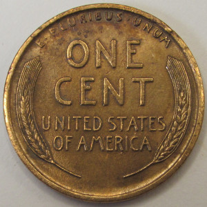 1909 Lincoln Wheat Cent - antique first year of issue American wheat penny