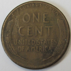 1925 S Lincoln Wheat Cent - antique San Francisco mintmark penny