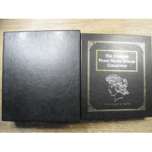 PCS Album for Peace Dollars - 1921-1935 - professional album with slipcase