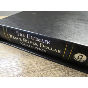 PCS Album for Peace Dollars - 1921-1935 - professional album with slipcase