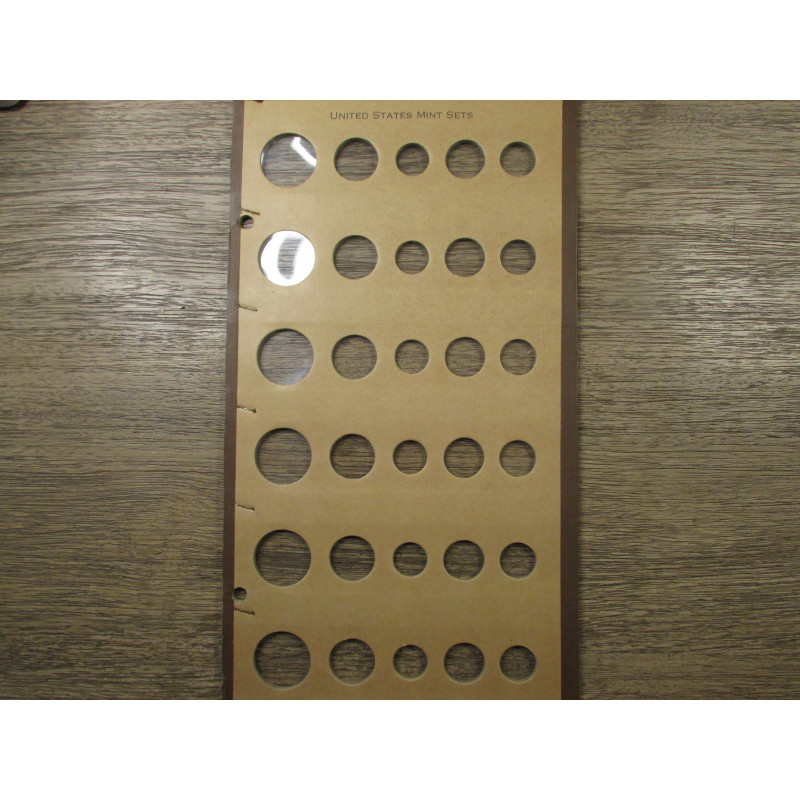 Meghrig large board for US mint sets - vintage coin supply
