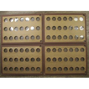 Wayte Raymond board set for Lincoln Cents - 1909-1963 - vintage coin supply