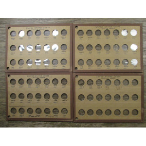 Wayte Raymond board set for Lincoln Cents - 1909-1963 - vintage coin supply
