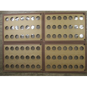 Wayte Raymond board set for Lincoln Cents - 1909-1963 - vintage coin supply