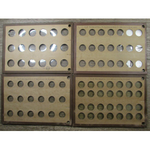 Wayte Raymond and Megrhgi boards for cents, nickels, quarters, half dollars - vintage coin supply