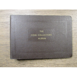 Empty Megrhrig style album - The Coin Collectors Album - vintage coin supply